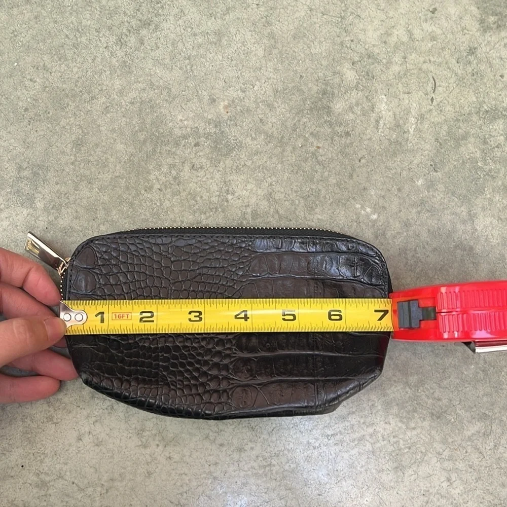 Furla black embossed
